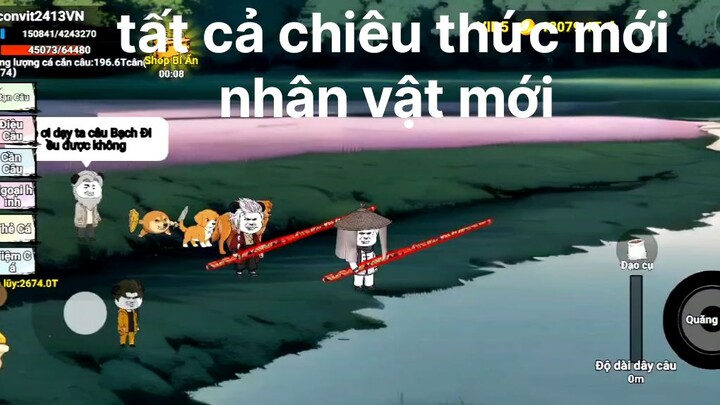 tất cả chiêu thức mới nhân vật mới và mẹo câu chu tước #BuildaGame#钓魂#36471205