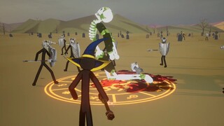 Atlonus Cast high powered spell against zombies in stick infinite kingdom