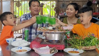 Mừng Lần Đầu Tiên Lãnh Tiền YouTube Cùng Nồi Lẩu Thái Ấm  Âp Bên Gia Đình|ATML &FAMILY T78
