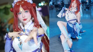 Cosplay của Nihility từ người làm video này sao mỗi ngày một khác vậy? [Genshin Impact fes]