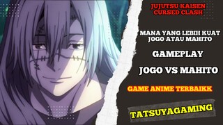 siapakah yang lebih kuat mahito atau jogo? gameplay mahito vs jogo game Jujutsu kaisen cursed clash