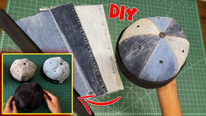 🔥 Most Requested! How to Sew a Trendy Docker Hat | Easy DIY Tutorial 🧢✂️