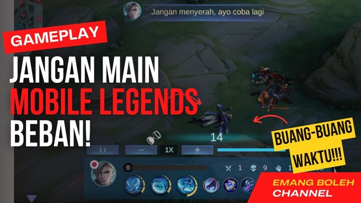 GAK ADA GUNANYA MAIN INI GAME | MLBB