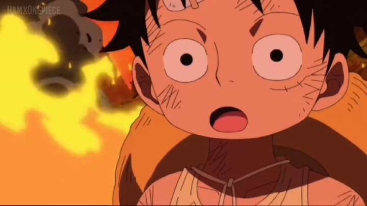 Ace:"jangan nangis Luffy 😠"