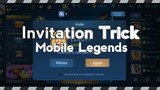 Invite Trick/Bug Without Showing Invitation Declined | Mobile Legends : Bang Bang 2020