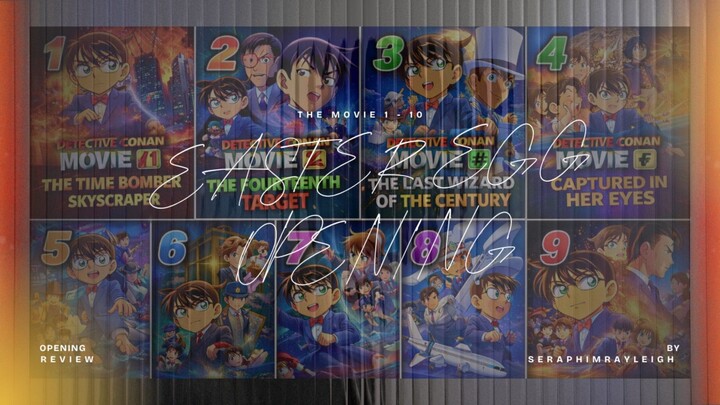 [Dub Indo] Detective Conan Film Layar Lebar Pertama Sampai Film Kesepuluh Easter Egg dan Spoilers!