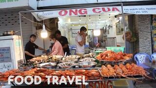 No bụng với món CUA SỐT TRỨNG MUỐI, CUA CHÁY TỎI, RĂNG MỰC GIÒN tại vỉa hè Sài Gòn