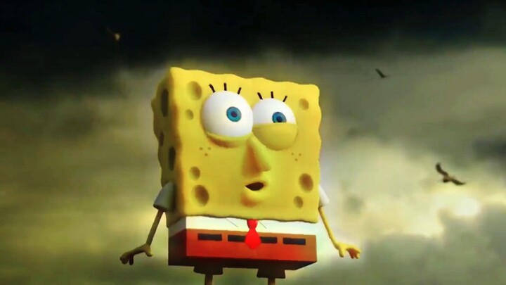 Cuộc phiêu lưu của SpongeBob SquarePants. Những nhân vật chính trông giống như miếng bọt biển biến t