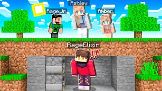 MINECRAFT BLOCK CITY MANHUNT!