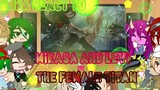 BNHA react to Mikasa and Levi vs the Female titan Part 6 [] INTRO/OUTRO [] Gacha Club [] 10 PEOPLE
