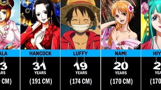 Age of One Piece Characters