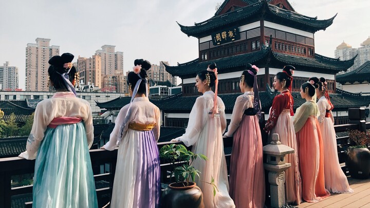 Yu Garden × Han Chao National Style Market 30-second trailer Hanfu girl dance