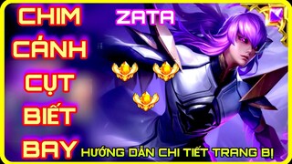 ZATA MÙA 23 | CÁCH CHƠI, LÊN ĐỒ VÀ BẢNG NGỌC ZATA MÙA 23 CHUẨN VÀ MẠNH NHẤT LEO RANK TOP 1 ZATA