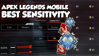 Best Sensitivity for Apex Legends Mobile Global Version! - UltraHD 60FPS Gameplay