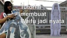 Kaga nyampe 50ribu! Cara bikin Custom Cardboard Standee Anime tutorial pelengkap Cosplay