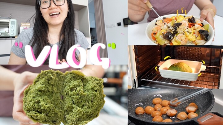 VLOG.135 | When I started trying steamed matcha buns… | Simple, everyday stir-fries just aren’t my t