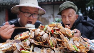 Countryside Recipe & Mukbang | Spicy Clams