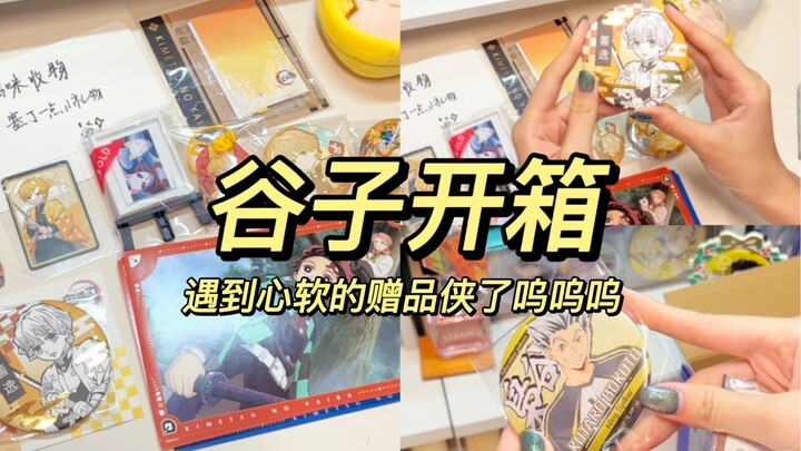 谷子开箱｜这个赠品数量放在哪个圈都是十分震撼的程度！！！！！