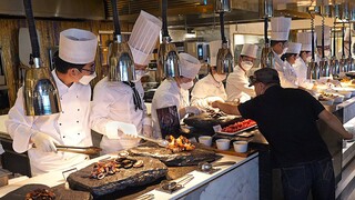 럭셔리! 5성 호텔의 최고급 뷔페 - 파라다이스 부산 / Korean 5-star luxury hotel buffet