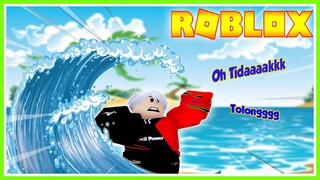 MIKOCIL KENA TUSUNAMI AKIBAT TERLALU SHOMBONG !!! ROBLOX MIKOCIL