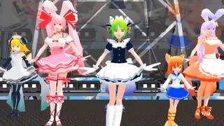 【di gi charat mmd】デ・ジ・キャラット・プチ・キャラット・ラ・ビ・アン・ローズ・ピョコラ・アナローグ三世・うさだあかりでweekender girl