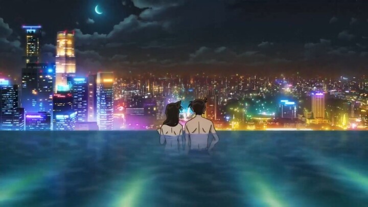 [FANDUB INDONESIA] Detective Conan The Movie - The Fist of Blue Sapphire ~ Ran & Kid at Pool