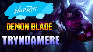 DEMON BLADE SKIN GAME PLAY - TRYNDAMERE