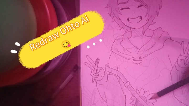 Redraw Ohto Ai (masih pemula🗿🙏)