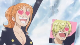 Sanji is a really good person. He is really good with Nami's body. Hahaha