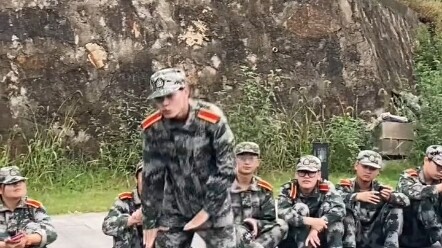 This is the best poppin I saw in military training