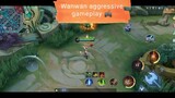 Wanwan aggressive gameplay Best Build 🎮