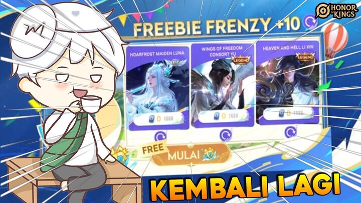 EVENT FREEBIE FRENZY BALIK LAGI CUY, GAME DERMAWAN INI EMANG TERBAIK