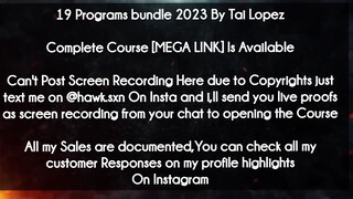 19 Programs bundle 2023 By Tai Lopez course download