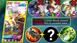 YIN VS TOP GLOBAL HARLEY & BADANG | YIN BEST BUILD AND EMBLEM 2023 | MOBILE LEGENDS BANG BANG