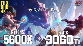 Dauntless on Ryzen 5 5600x + RTX 3060Ti 1080p, 1440p, 2160p benchmarks!