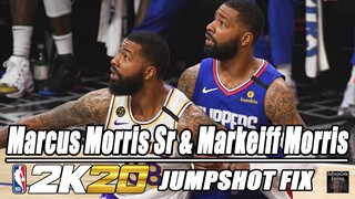 Marcus Morris Sr & Markeiff Morris Jumpshot Fix NBA2K20