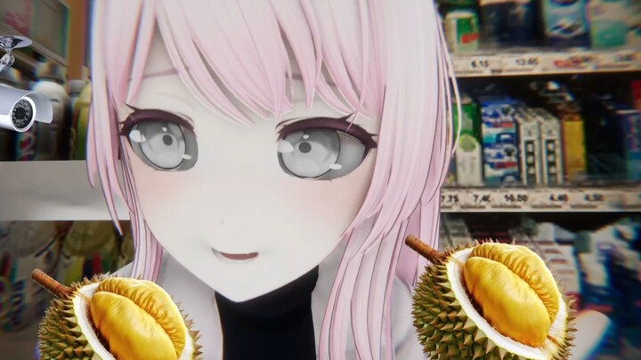 🥵爱音拿榴莲当……🥵