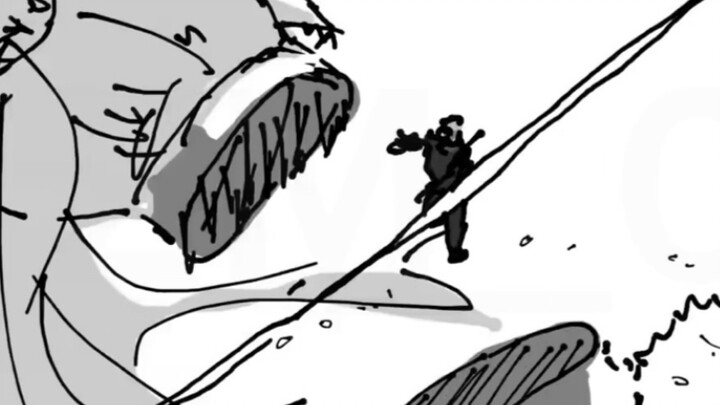 Online animation masters take turns! [Ryomen Sukuna vs. Buggy]