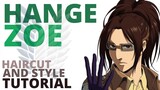 HANGE ZOE HAIRCUT and PONYTAIL ATTACK on TITANS (curtain bangs women) cosplay ハンジ・ゾエ