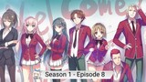 Youkoso Jitsuryoku Shijou Shugi no Kyoushitsu e Season 1 Episode 8 Subtitle Indonesia