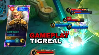 GAMEPLAY TIGREAL MLBB | MOBILE LEGENDS BANG BANG