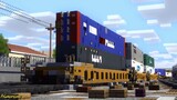 Minecraft LA Looting Train Derailment Animation
