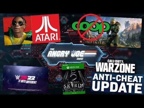 AJS News - NO Halo CO-OP at Release?, Soulja Boy's Atari, Warzone Anti-Cheat, WWE2K22, New Skyrim!