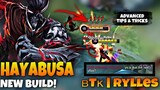 HAYABUSA 100% Pro Guide | Advanced Tips & Tricks Mobile Legends