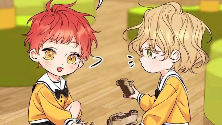 our cute little Wooju and little Jiheon
