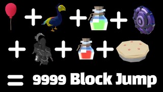 Making a 9999 Block Jump in Roblox Bedwars