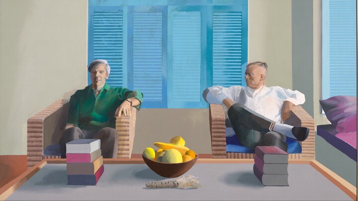 Hockney꞉ Double Portrait
