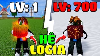 Zeno Thử Thách Ăn Tất Cả Trái Ác Quỷ Hệ Logia Blox Fruit (level 1 to 700 in roblox)