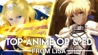 My Top LiSA Anime Openings & Endings