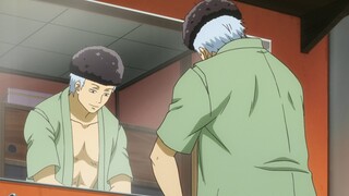 Gintama: Agar bisa melihat keseharian Gintoki, Xiao Yuan bersembunyi di cerminnya